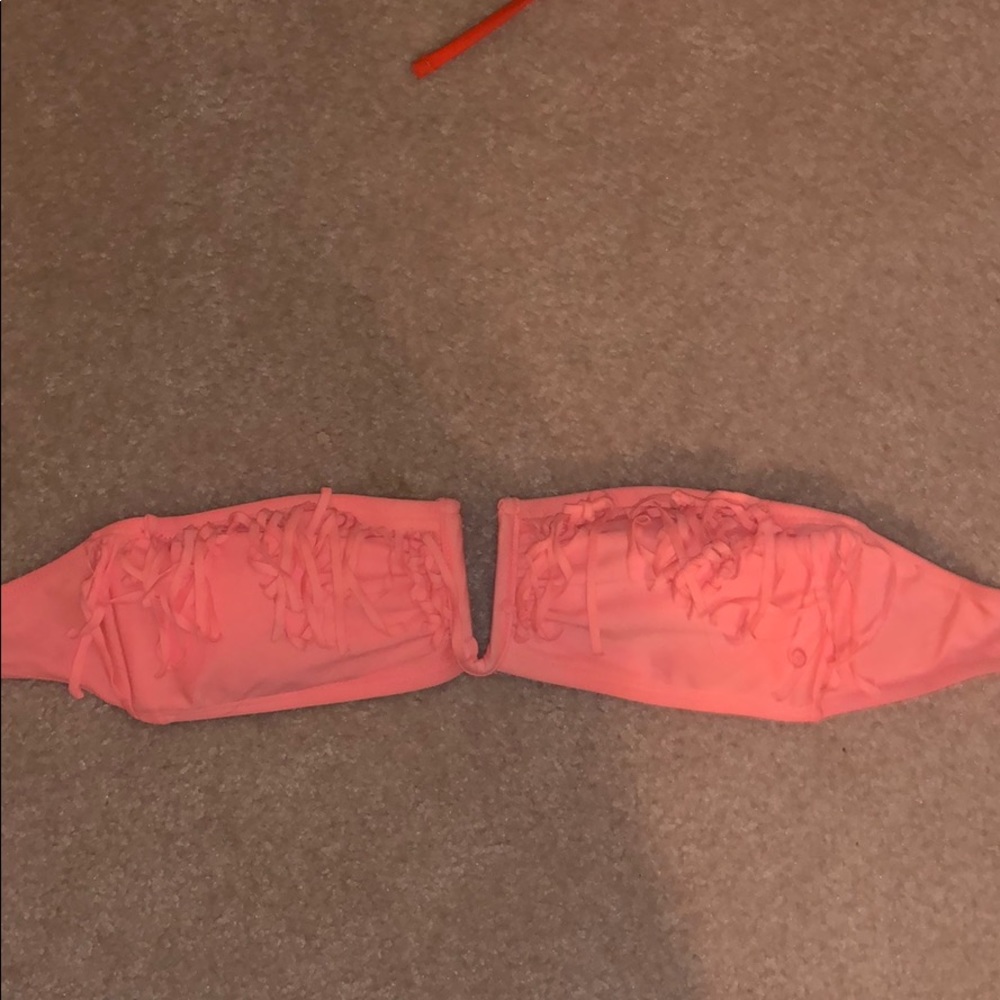 Fringe Binkin Top Size Small pink